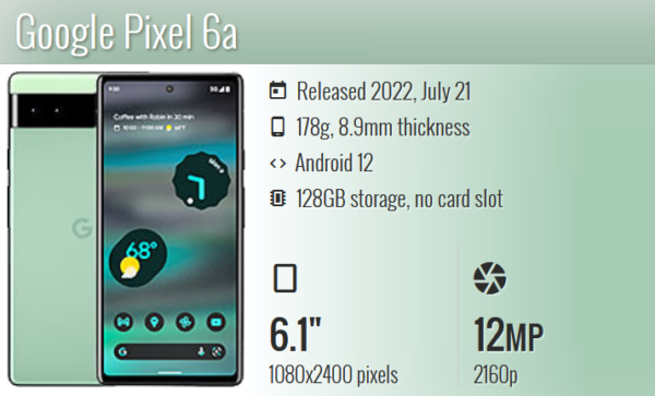 pixel-6a-specs