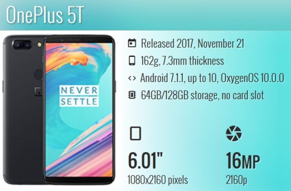 deGoogled OnePlus 5T  - 8GB/128GB | 16MP Camera - Image 3